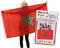 Maelsa - Drapeaux Maroc 90X150 - Drapeau marocain Grand Format Manifestation Festival Body Flag Supporter