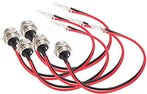RiToEasysports 5Pcs Elektroroller-Ladeanschluss 3-Pin Elektroroller Inline-Ladebuchse Ladeanschluss mit Kappen