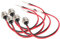 RiToEasysports 5Pcs Elektroroller-Ladeanschluss 3-Pin Elektroroller Inline-Ladebuchse Ladeanschluss mit Kappen