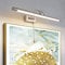 TYhogar LED Badezimmer Spiegel Lampen Wandleuchte Bilderleuchte Nachttischleuchten Mit Schwenkbarem Lampenkopf Zugschalter Wandleuchter Beleuchtung Fixture, 60cm 12W IP44 Wandbeleuchtung Leselampen