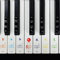 Imelod Keyboard or Piano Stickers for 49/61/76/88 Key,Piano and Keyboard Music Note Full Set Stickers for White and Black Keys, Transparent and Removable,Perfect for Kids and Beginners(Colorful)