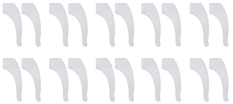 Anawakia Antirutsch Halterung für Brillenbügel, Anti Rutsch Brillen Ohr Griff Haken 20 Paar Silikon Brillen Retainers Brille Tempel Halter