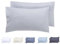 Todocama – Juego de 2 Fundas de cojín, Microfibra Extra Suave, hipoalergénicas. Juego de 2-30x50 cm Gris Claro