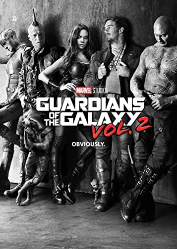 Displate – Metallposter - Magnet-Montage - Marvel - Marvel Movie Posters - Guardians of the Galaxy vol. 2 Black and White - Größe L - 67,5x48cm