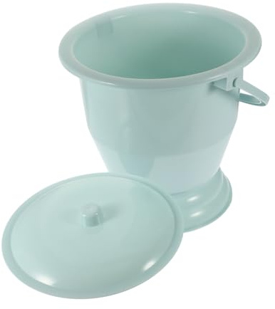 Operitacx Topf mit Deckel aus Kunststoff Urintopf für Zuhause und Camping Tragbar und Hygienisch Geeignet für Senioren Junge Mädchen und Erwachsene Einfach zu Reinigen und Langlebig