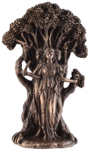 Keltische Dreifaltigkeitsgöttin Hekate - bronziert by Veronese