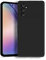 KRUSKY Liquid Silicone Case for Samsung Galay A54 5G, Soft Gel Rubber Anti-scratch Shockproof Slim Full Body Protection Phone Case Cover Compatible with Samsung Galay A54 5G (Black)
