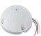 Microfono CCTV, DC 12V Pickup Audio Mic Tipo a Mezza Sfera Riduzione Dinamica del Rumore Kit Monitor Audio Sensibile Microfono per Sistema di Sorveglianza