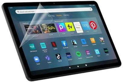 Lobwerk 2X Klarsichtfolie Displayschutz für Amazon Fire Max 11 2023 13. 11 Zoll Displayfolie Kratzschutz