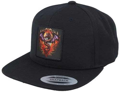 Hatstore Dragon Black Snapback Cap - Grösse: One Size - (55-60 cm)