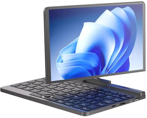 Tablet PC portatile 2 in 1 portatile da 8 pollici Touchscreen rotante a 360° da 12 GB WiFi6 Notebook portatili portatili,12G+256G