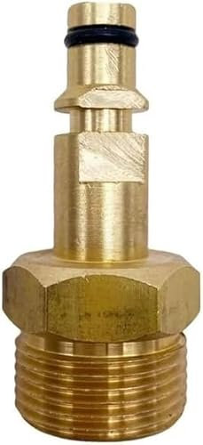 Gold M22 Adapter Hochdruckreiniger Schlauchadapter Druckrohr Schnellverbinder Konverter Fitting für Hochdruckreiniger der K-Serie, Hochdruckreiniger-Teile und Zubehör