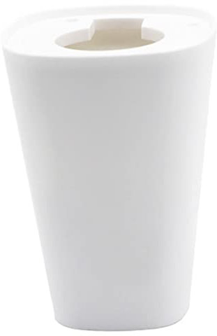 Cndiyald Hanging Plant Pot Upside Down Planter Degradable Breathable Self-watering Hanging Planter Anti-corrosive Minimalist Solid Color Inverted Planter White