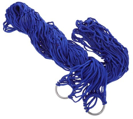 Abaodam Single Camping Mesh Hammock Nylon Rope Breathable Outdoor Hammock for Boys and Girls Adults Lightweight Portable Outdoor Swing