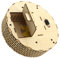 SUPVOX Modèle de Robot balayant Kits de Voiture modèle kit d'électrotechnique Kits de menuiserie pour Enfants Robot Tige Vide Composant élèctronique Beige