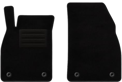 Motohobby Fußmatten passend für Opel Insignia A Schwarz 2-teilig | Automatten, maßgeschneidert, rutschfest, Schmutzschutz für jeden Tag, Polypropylen