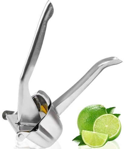 Stainless Steel Manual Juicer Hand Press – Duty Citrus Squeezer for Lemons, Oranges, Limes & Pomegranates – Durable Handheld Fruit Juice Extractor for Kitchen & Bar