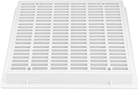 Haofy Swimming Pool Drain Cover, 30x30cm Square Plastic Pool Drain Cover for Swimming Spa and Massage, Sturdy Submersible Design with Easy Installation