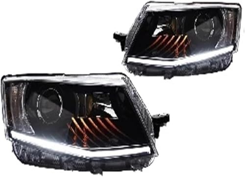 Glymzo Scheinwerfer Komplettsets Für Skoda für Octavia 2015–2017 für A6 Scheinwerfer DRL für Hid für Xenon