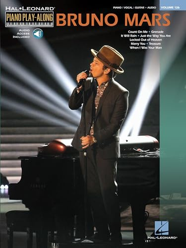 Bruno Mars: Noten, CD für Klavier (Hal Leonard Piano Play-Along, Band 126): Piano, Vocal, Guitar (Hal Leonard Piano Play-Along, 126, Band 126)