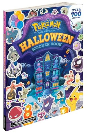 Pokémon Halloween: The Official Sticker Book: Over 700 Stickers!