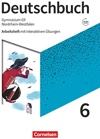 Deutschbuch Gymnasium - Nordrhein-Westfalen - Ausgabe 2019 - 6. Schuljahr: Arbeitsheft mit interaktiven Übungen online - Mit Lösungen und Erklärfilmen