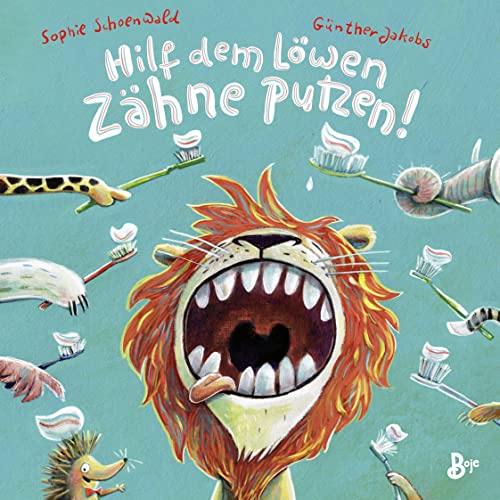 Hilf dem Löwen Zähne putzen! (Pappbilderbuch) (Zoo-Reihe)