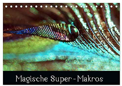 Magische Super-Makros (Tischkalender 2026 DIN A5 quer), CALVENDO Monatskalender: Überraschendes Spiel der Farben und Formen (CALVENDO Natur)