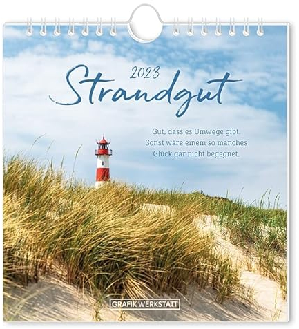 Postkartenkalender 2023 Strandgut: Postkartenkalender