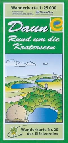 WK Daun: Wanderkarte. 1:25000. Ausgabe 2008 (Karten des Eifelvereins)