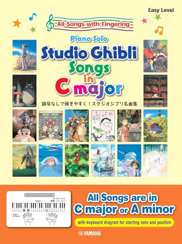 STUDIO GHIBLI SONGS IN C MAJOR/ENGLISH - RECUEIL - PIANO (ALL SONGS ARE IN C MAJOR OR A MINOR) EASY