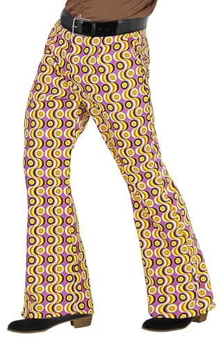 Widmann 70s Style Trousers Discs Costume