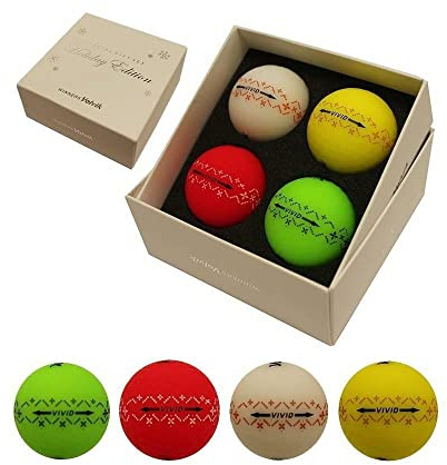 Volvik Unisex Urlaubs-Geschenkset, Weihnachts-Golfbälle, Muli Farbe, Einheitsgröße