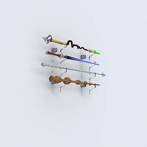 Plexico Harry Potter 4 Wand Rack/Wand Display Stand/Acrylic Rack