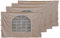 QUICK STAR 4 Seitenteile mit PVC Fenster 300x195cm für Pavillon Sahara 3x3m Seitenwand Sand