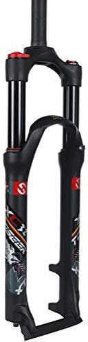 Forcella Ammortizzata 26 27.5 29 inch Leggero Controllo delle Spalle Aluminum Alloy MTB Forcella Forcella di Sospensione Mountain Bike Bicicletta Viaggio:100 mm