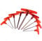 HIOD Jeu de CléS Hexagonales de Type T avec Poignéd en T Acier Allié S2 Bras Long Tournevis Allen Métrique 9 Pièces 1.5-10mm Combinaison de Clé Hexagonale
