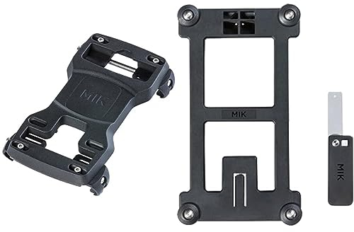 Basil MIK Carrier Plate and Adapter Set - Black, One Size