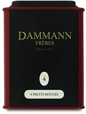 Dammann Fruits Rouges - Thé noir aux fruits rouges, boîte 100g - Dammann Frères