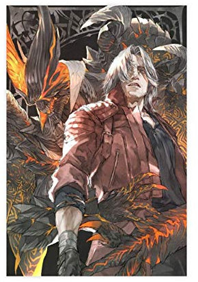 Devil May Cry Anime Leinwand-Poster, Wandkunst, Dekor, Bild, Gemälde für Wohnzimmer, Schlafzimmer, Dekoration, 30 x 45 cm, ohne Rahmen, Devil May Cry Anime1