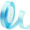 POPOYU Satinband Himmelblau 15mm,23Meters Dekoration Präsent Geschenkband Breit Schleifenband, Stoffband für Kleid Hochzeit, Taufe und Geburtstag Geschenke,Satin Dekoband, Deko Band Geschenkverpackung