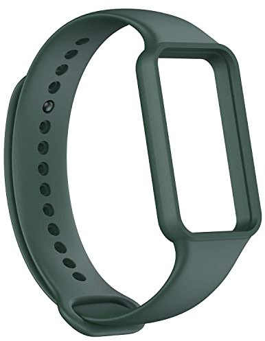 Amazfit Replacement Band Band 7 Fitness Tracker, Sport Band Silicone Wristbands Strap for Women Men, Green