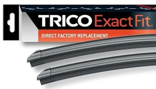 Trico Scheibenwischer Exact Fit - Länge: 650 + 480mm | Set für Frontscheibe | für BMW: 2, 5, 7 | Ford Monedo IV | Skoda Octavia IV | Tesla Model 3 | Volvo C70 II, V40 | VW Passat B8, Arteon, T-Roc