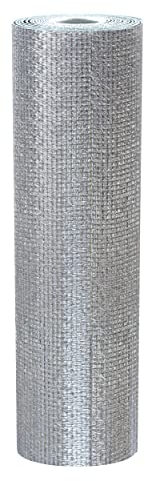 EconoHome Radiator Reflector Foil - 3mm 0.6m X 7.5m Foam Insulation Core, Double-Sided Aluminum Heat Shield Sheet - Light Reflective Insulation Thermal Material for Weatherproofing, Condensation,Sound