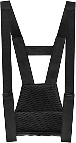 SHIMA Hero 2.0 - Motorradhosenträger für Hero 2.0 Hosen, abnehmbar mit Reißverschluss - Breite und verstellbare Träger (Schwarz, Long)