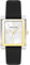 Anne Klein Women's Leather Strap Watch Black/Two Tone