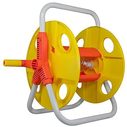 Fully Assembled 20m Garden Hose Reel,Ideal for Patio,Options Available (Hose Reel only)