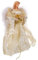 Cabilock Weihnachtsengel-Baumspitze Engelsfiguren Baumkrone Weihnachtsbaumspitze Fliegender Engel Geflügelte Diva Fee Göttin Figur Feiertagsdekoration Für Feiertagsdekoration Golden