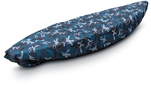 YIWENG Professionelle Universal Camouflage Kajak Kanu Boot Wasserdicht UV-beständig Staubspeicherabdeckung Schild,Waterproof Kayak Cover
