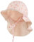 Sterntaler Sonnenhut Streublumen - Mädchen Sommerhut zum Binden - UV-Schutz 30 Mütze mit Nackenschutz - Größe verstellbar - Futter aus Batist (Bio) - Baby und Kinder Kopfbedeckung - zartrosa, Größe 49